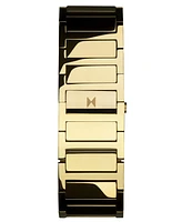 Mvmt Women's Marquee Square Gold Tone Stainless Steel Bracelet Watch, 22mm