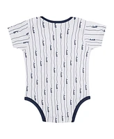 Outerstuff Baby Boys and Girls Gray/White Boston Red Sox Play Ball Bodysuit, Set of 2