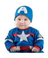 Jazwares Baby Boys and Girls Captain America Costume with Hat