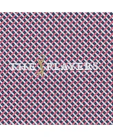 FootJoy Men's Navy The Players ProDry Lattice Print Lisle Polo Shirt