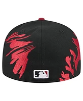 New Era Men's Black/Red Arizona Diamondbacks Retro Pattern 59FIFTY Hat