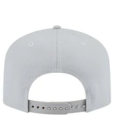 New Era Men's Gray Chicago Bulls Colorpack A-Frame Pinch Front 9FIFTY Snapback Hat