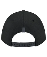 New Era Men's Black New York Rangers Game Day Stealth Flag 9FORTY A-Frame Adjustable Hat