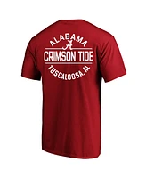 Fanatics Men's Crimson Alabama Crimson Tide Big Tall Fast Break 2 Hit T-Shirt