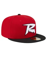 New Era Men's Red/Black Richmond Flying Squirrels Authentic Collection 59FIFTY Hat