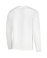 Mitchell & Ness x Bud Light Men's White Denver Broncos The Crest Pullover Sweatshirt