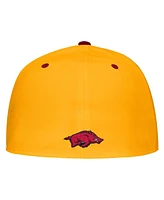 Nike Men's Gold Arkansas Razorbacks On-Field True Performance Baseball Fitted Hat