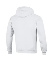 Champion Men's White Duke Blue Devils Arch Over Logo Pullover Hoodie