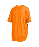 Pressbox Women's Orange Tennessee Volunteers Poncho T-Shirt