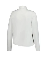 Under Armour Women's White 2025 Wm Phoenix Open Rose Jacquard Quarter-Zip Top