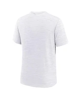 Nike Big Boys and Girls White Atlanta Braves Authentic Collection City Connect Velocity Performance T-Shirt