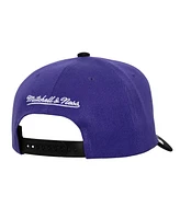 Mitchell & Ness Men's Purple/Black Sacramento Kings Under Arch Two-Tone Pro Crown Snapback Hat