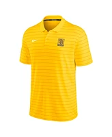 Nike Men's Gold San Diego Padres Striped Polo Shirt
