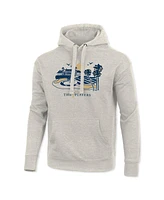 Ahead Men's Cream The Players Hank Pullover Hoodie
