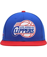 Mitchell & Ness Men's Royal/Red La Clippers Hardwood Classics Essentials 2.0 Snapback Hat