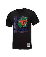 Mitchell & Ness Men's Black Florida Gators Retro Brush Mineral Wash T-Shirt