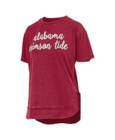 Pressbox Women's Crimson Alabama Tide Poncho T-Shirt
