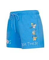 Freeze Max Women's Blue Mickey Friends Always Together Fleece Shorts
