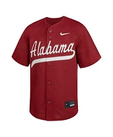 Nike Big Boys and Girls Crimson Alabama Tide Limited Baseball Jersey