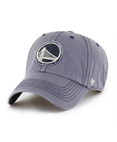 '47 Brand Men's Blue Golden State Warriors Scupper Rough Edge Applique Clean Up Adjustable Hat