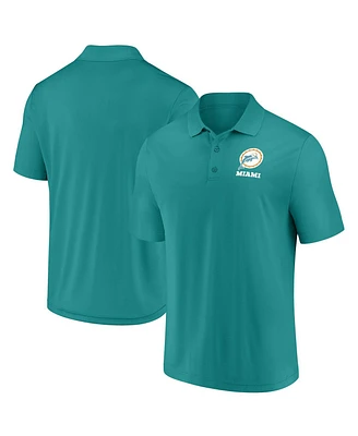 Fanatics Men's Aqua Miami Dolphins Vintage Polo Shirt