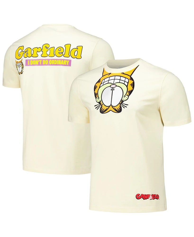 Freeze Max Men's Cream Garfield Upside Down T-Shirt