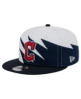 New Era Men's Navy/White Cleveland Guardians Jagged 9FIFTY Snapback Hat