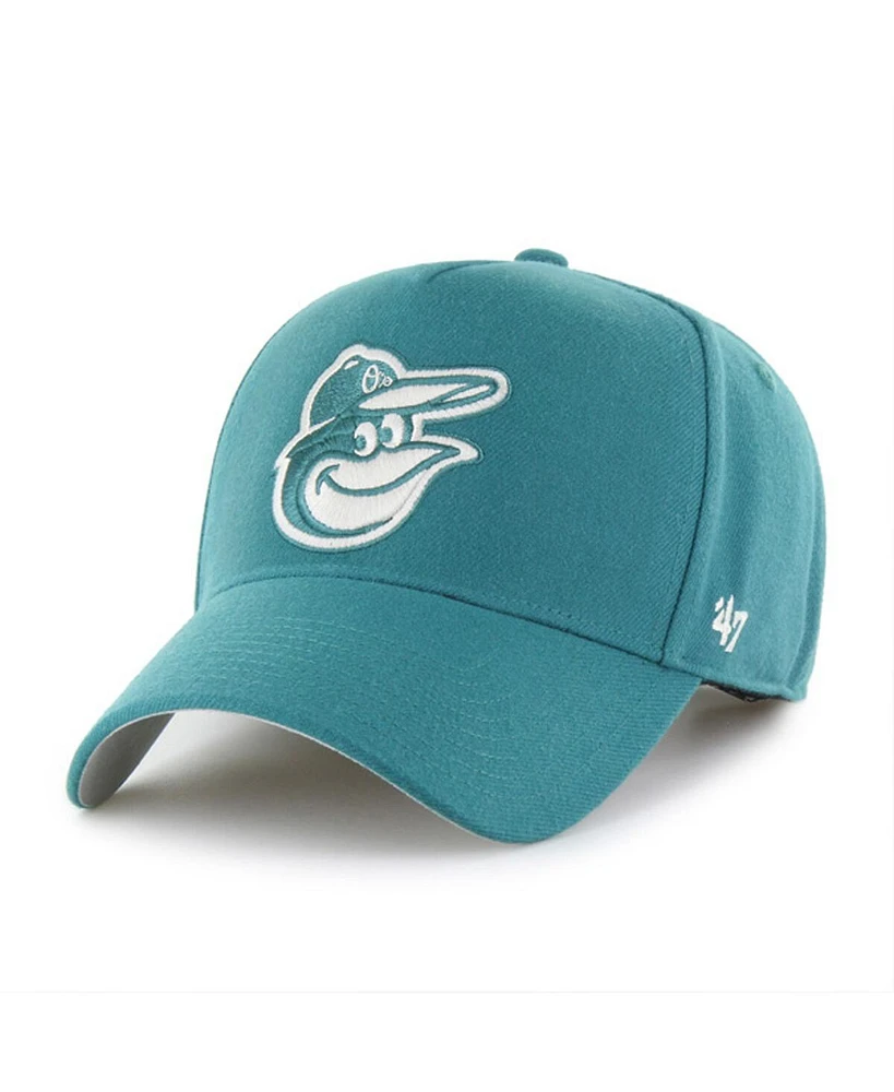 '47 Brand Men's Teal Baltimore Orioles Ballpark Offside Adjustable Hat