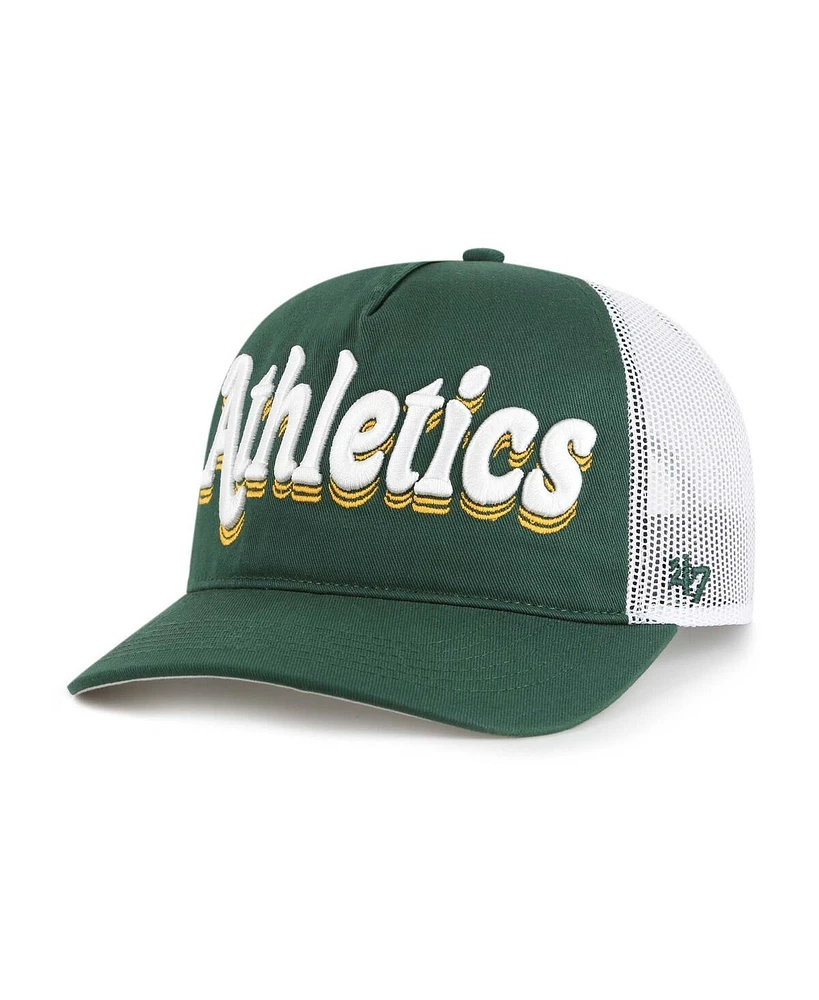 '47 Brand Women's Green Oakland Athletics Biloxi Hitch Adjustable Hat