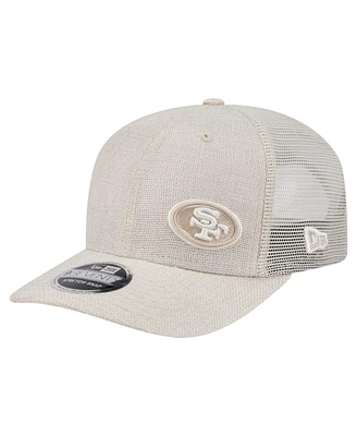 New Era Men's Natural San Francisco 49ers Flawless 9SEVENTY Stretch-Snap Hat