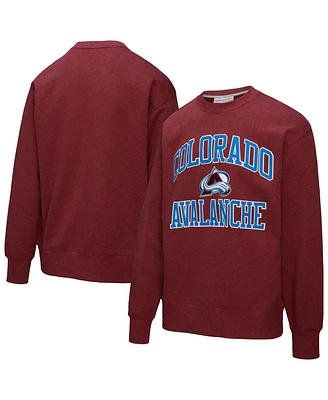 Mitchell & Ness Men's Burgundy Colorado Avalanche Playoff Win Fleece Pullover Sweatshirt