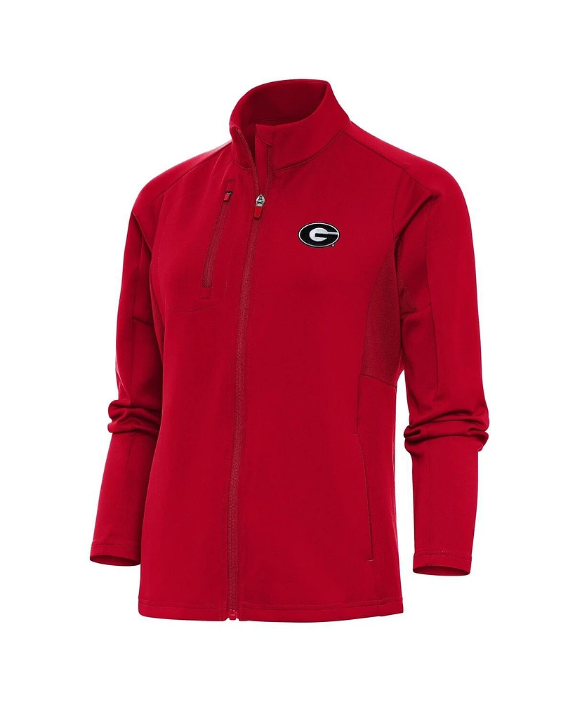Antigua Women's Red Georgia Bulldogs Generation Full-Zip Jacket