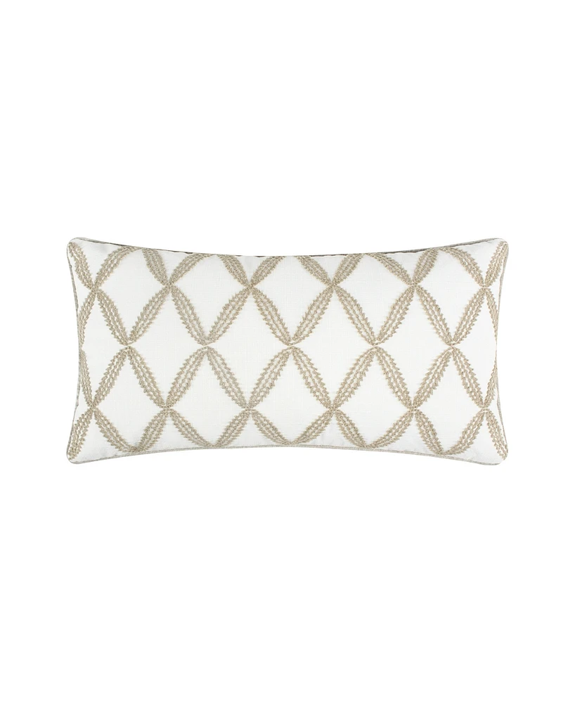 Levtex English Forest Crewel Stitch Decorative Pillow, 12" x 24"