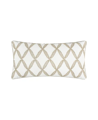 Levtex English Forest Crewel Stitch Decorative Pillow, 12" x 24"