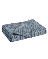 Levtex Melange Stitch Reversible Quilted Throw, 50" x 60"