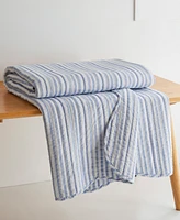 Levtex Martha Stripe Reversible Quilted Throw, 50" x 60"