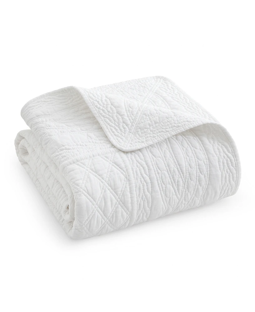 Levtex Ballou Enzyme Washed Quilted Throw, 50" x 60"