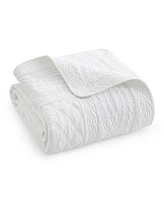 Levtex Ballou Enzyme Washed Quilted Throw, 50" x 60"