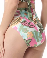 Coco Reef Women's Printed High-Waist Rollover Bottoms