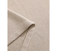Tommy Hilfiger Solid Cotton Pique Blanket