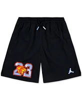 Jordan Big Boys Customized Air Flame Mesh Shorts