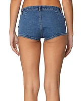 Edikted Women's Bryan Denim Micro Shorts