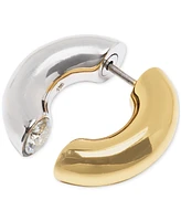kate spade new york Small Crystal Hoop Earrings, 0.65"