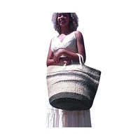 Healing Handmade Sisal Tote Basket Bag