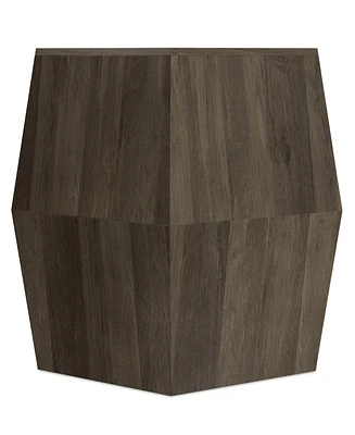 Simpli Home 22" Mango Wood Terry Side Table