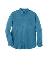 KingSize Big & Tall Long Sleeve Wrinkle Free Sport Shirt
