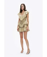 Nocturne Women's Flounce Mini Dress