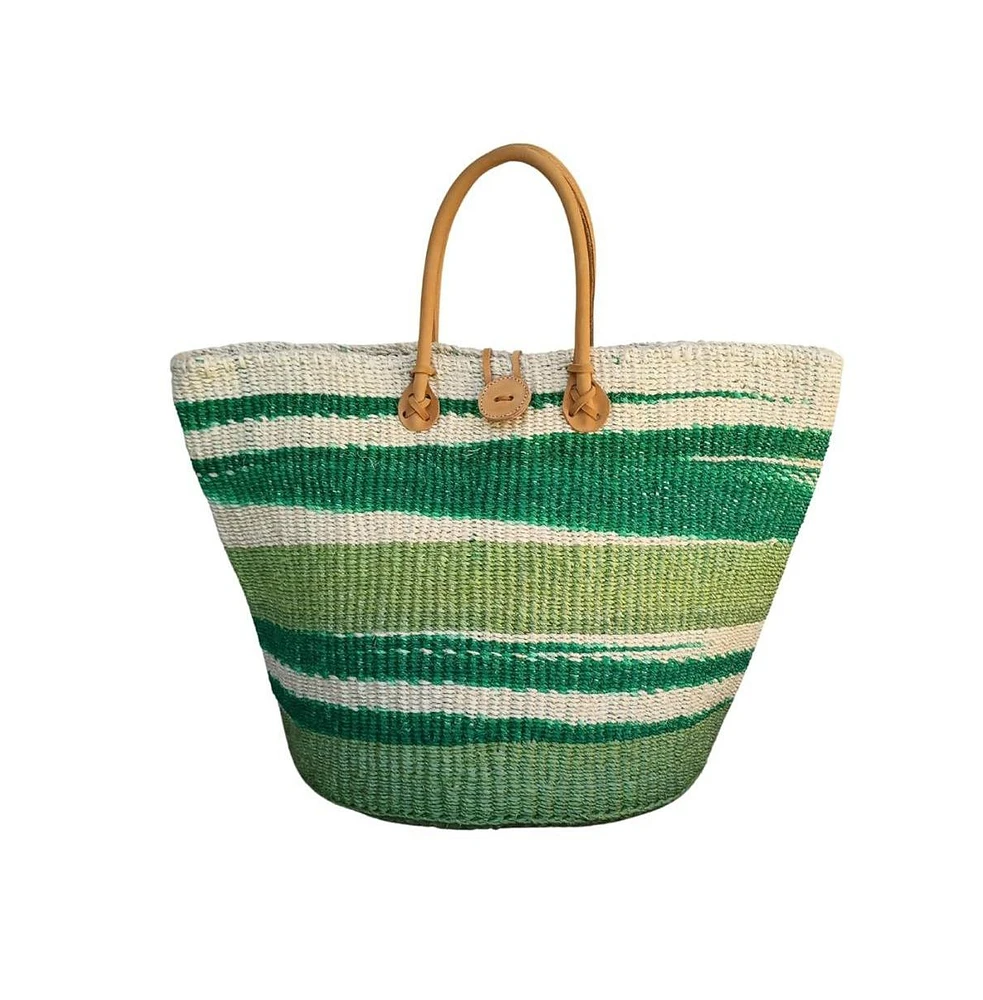 Health Handmade Sisal Market Basket Tote Bag