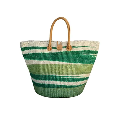 Health Handmade Sisal Market Basket Tote Bag