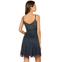 Lara Women's Spaghetti Strap V-Neck Dress
